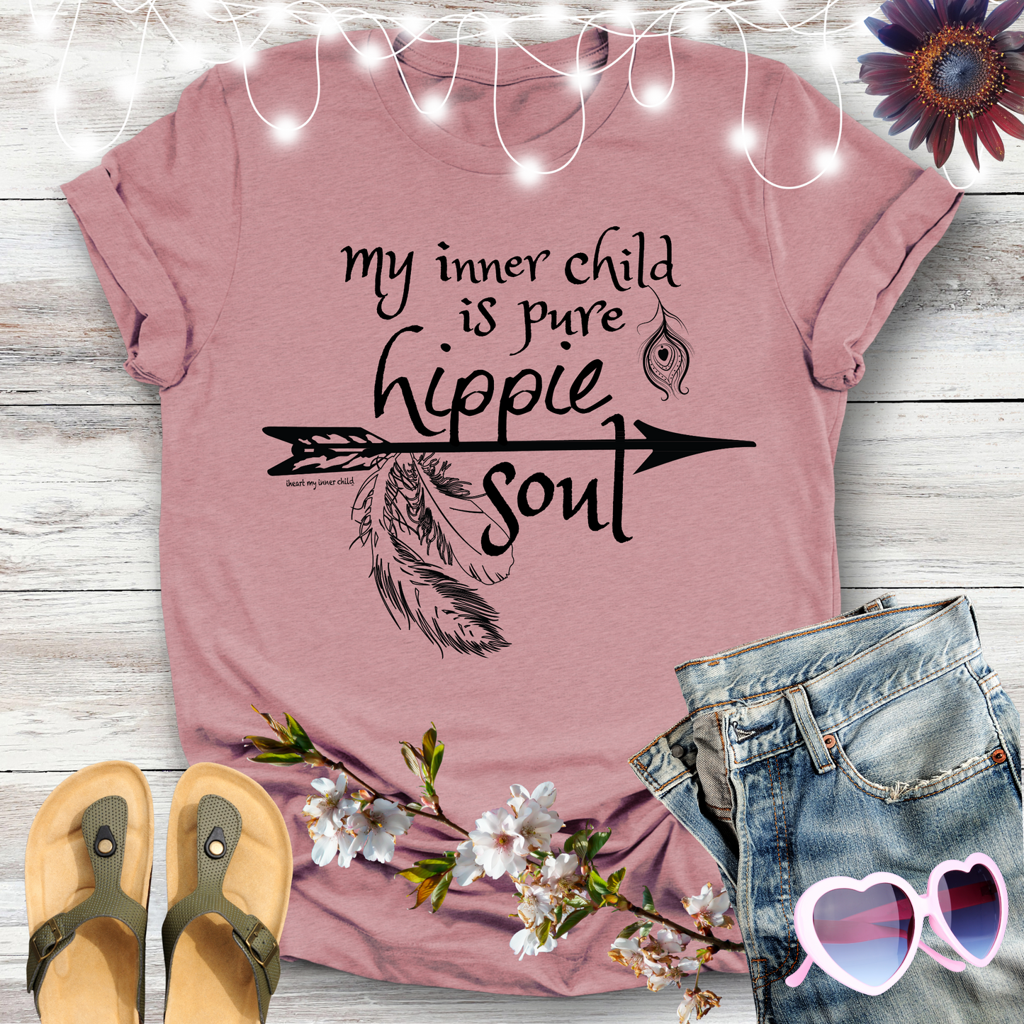 My inner child is Pure Hippie Soul T-shirt