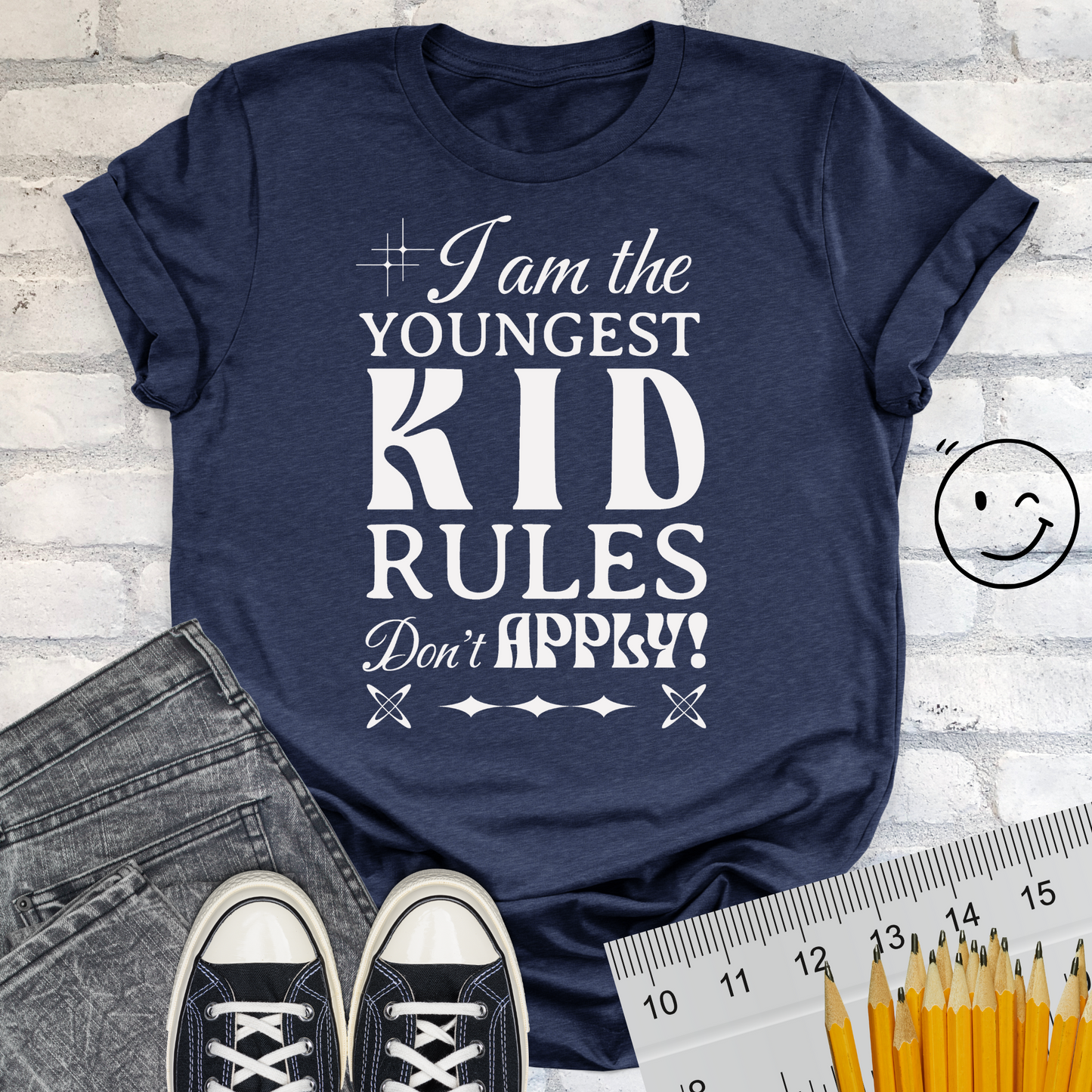 Rules for YOUNGEST KID Unisex T-shirt