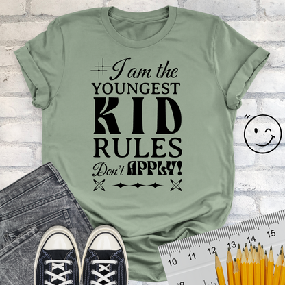Rules for YOUNGEST KID Unisex T-shirt
