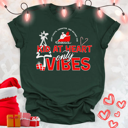 Kid at Heart Vibes Only Premium T-shirt