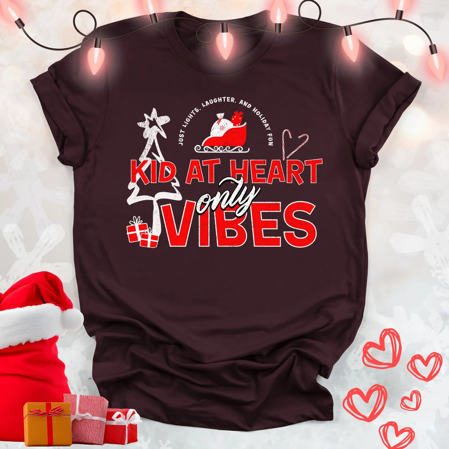 Kid at Heart Vibes Only Premium T-shirt