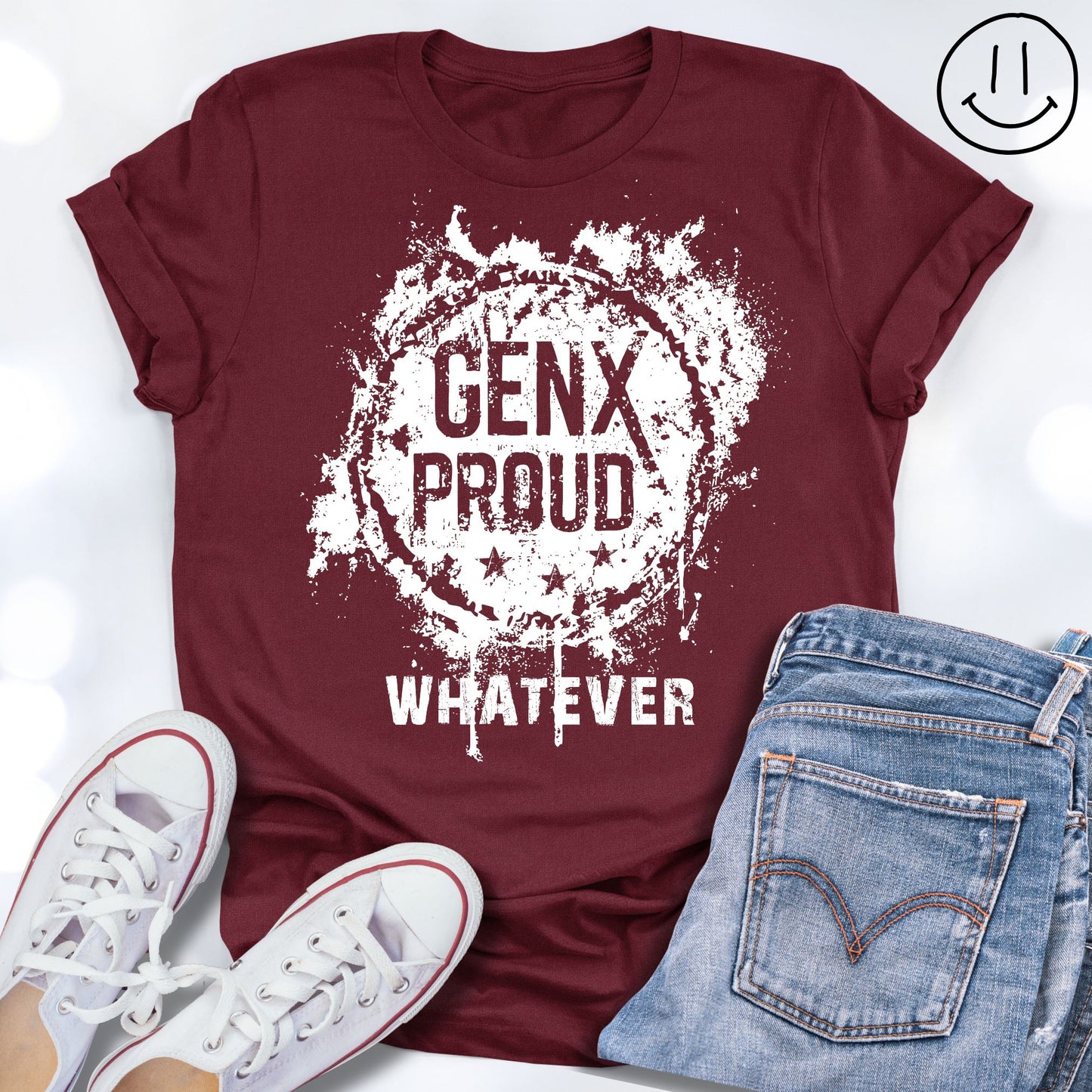 GEN-X PROUD whatever Splat Grunge Unisex T-shirt