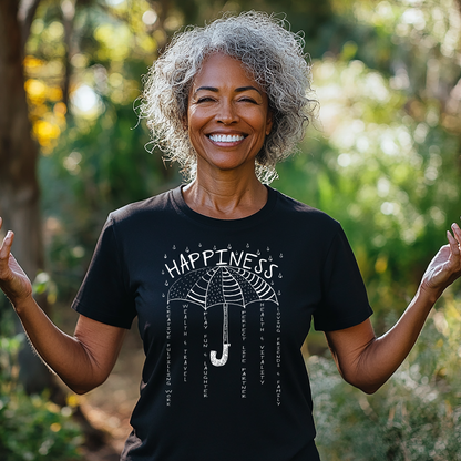 Happiness Umbrella Premim Unisex Tshirt