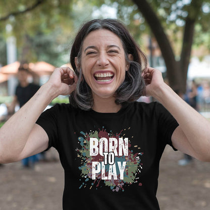 BORN to PLAY Premium Unisex Crewneck T-shirt