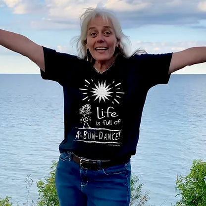 Life is Full of A-Bun-Dance Woman's Premium Tshirt