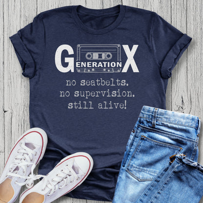 Generation X Sarcastic Humor Unisex T-shirt