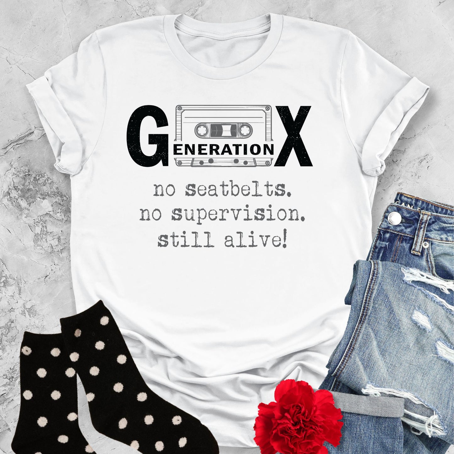 Generation X Sarcastic Humor Unisex T-shirt