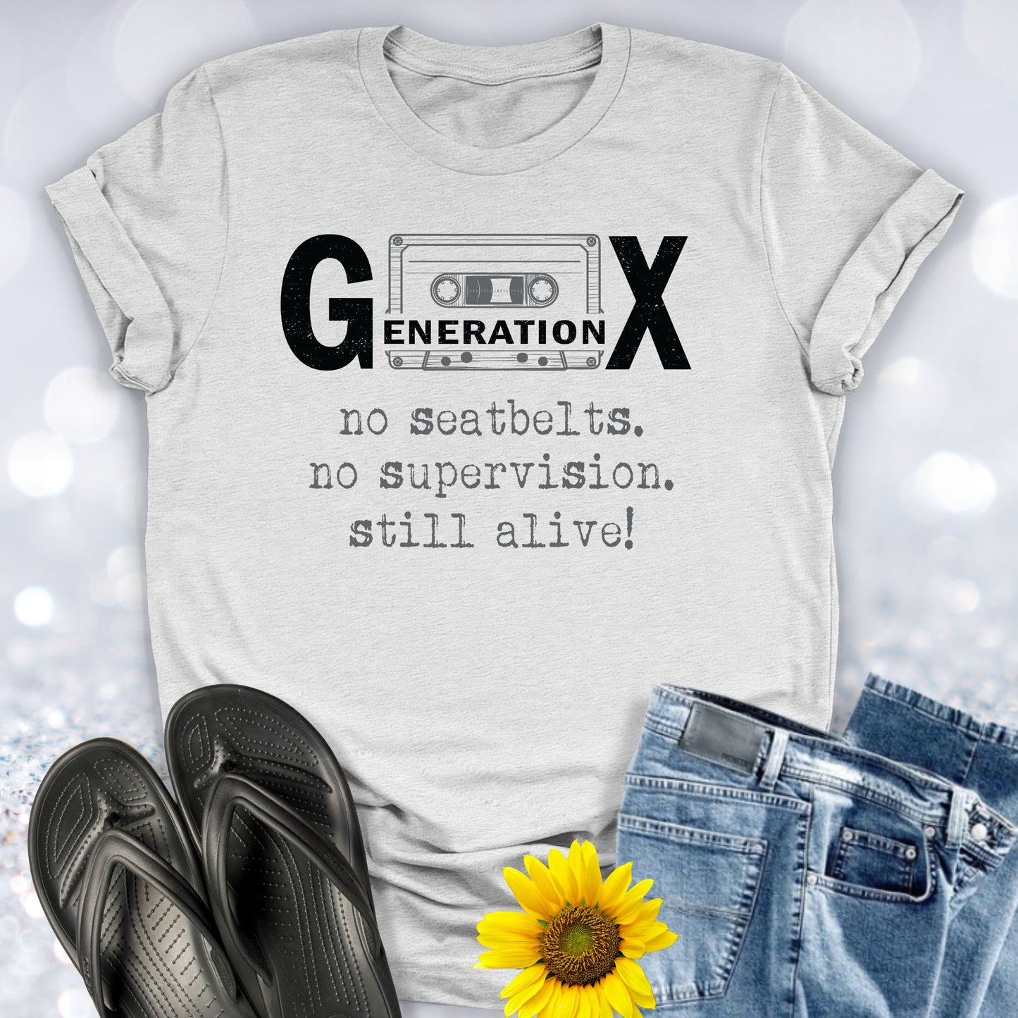 Generation X Sarcastic Humor Unisex T-shirt