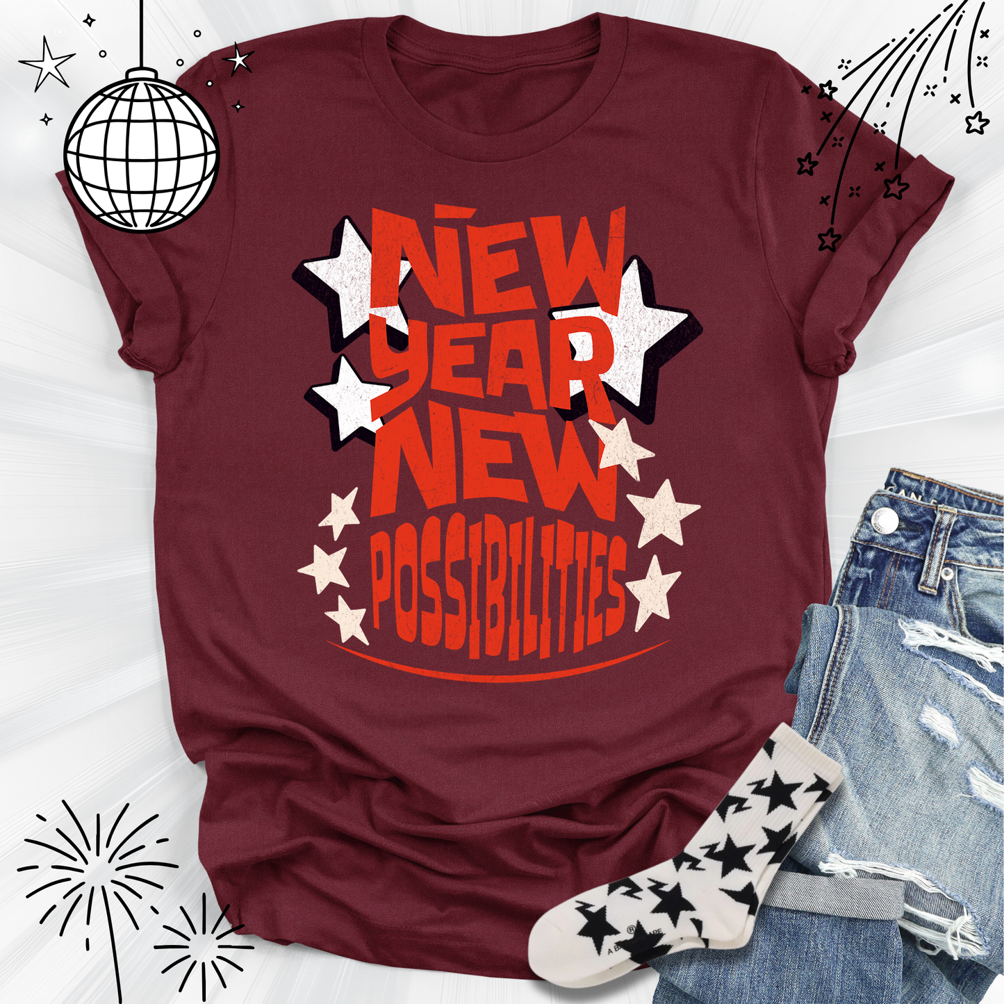 New Year New Possibilities Unisex Tshirt