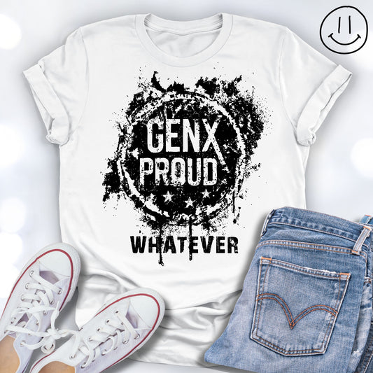 GEN-X PROUD whatever Splat Grunge Unisex T-shirt