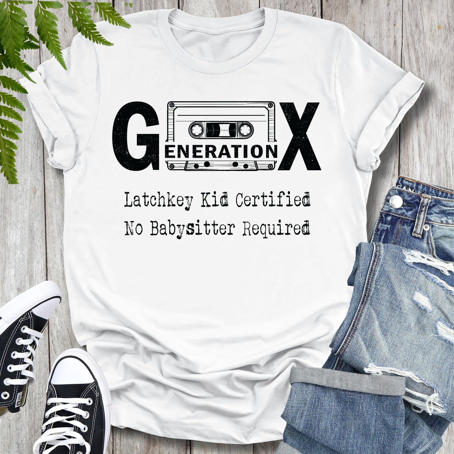 GEN X Latchkey Kid Certified Unisex T-shirt