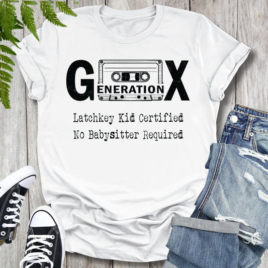 GEN X Latchkey Kid Certified Unisex T-shirt