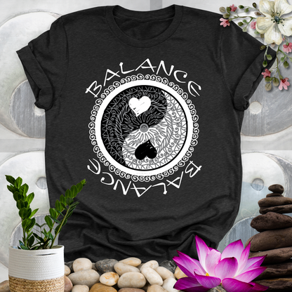Yin Yang Balance Premium T-shirt 2