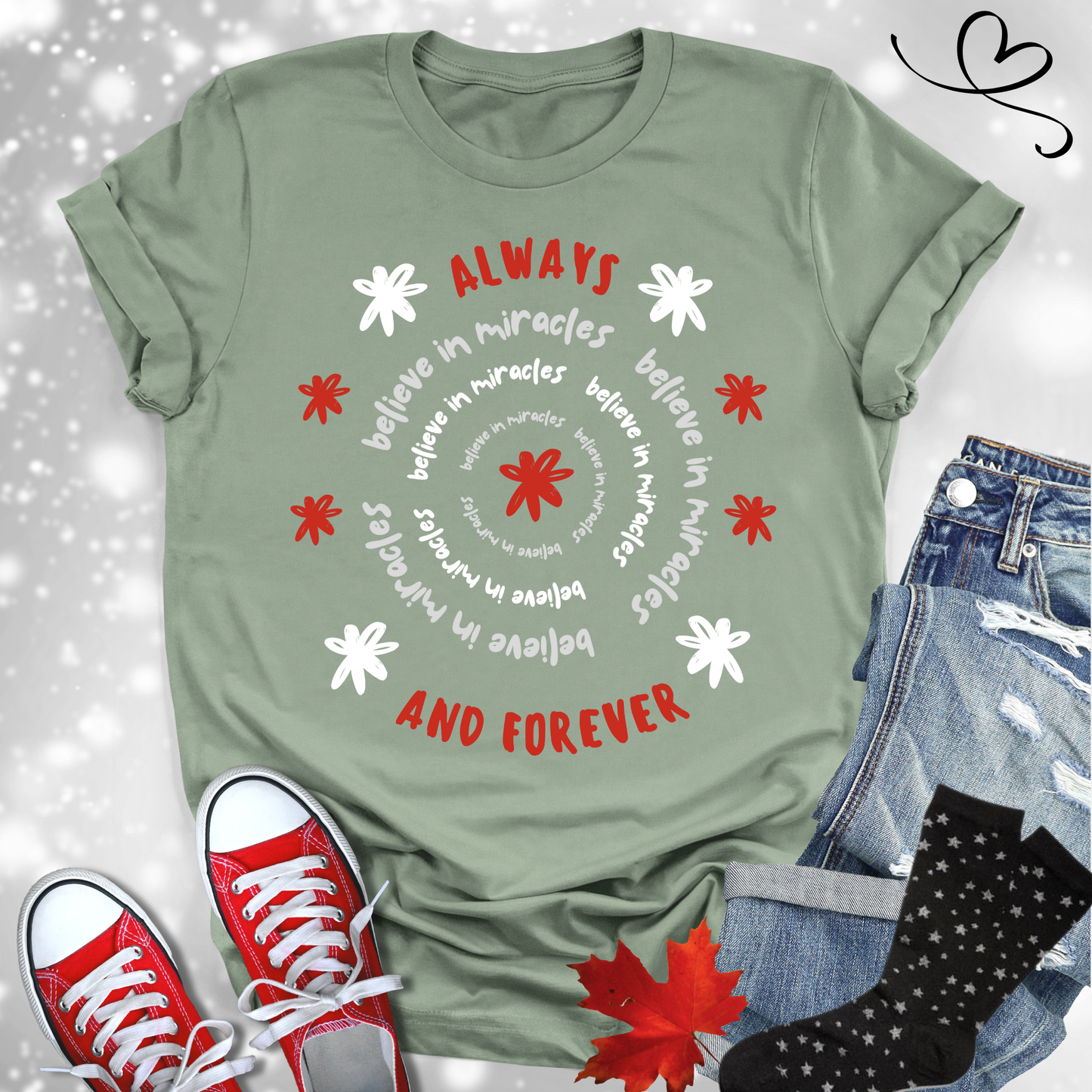 Believe in Miracles Always Premium T-shirt