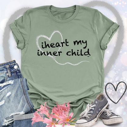 iheart my inner child w-heart balloon T-shirt